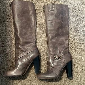 Tall women’s leather boots. Rachel Brand Size 38 1/2